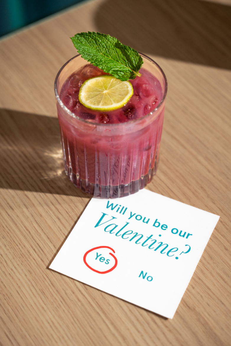 Valentine’s Day Mocktail